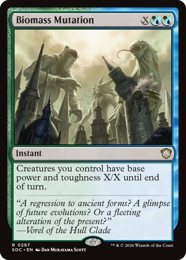 Image for Biomass Mutation (297) (SOC) - Magic: The Gathering