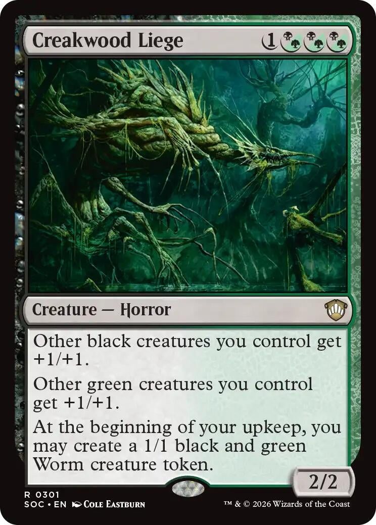Image for Creakwood Liege (301) (SOC) - Magic: The Gathering