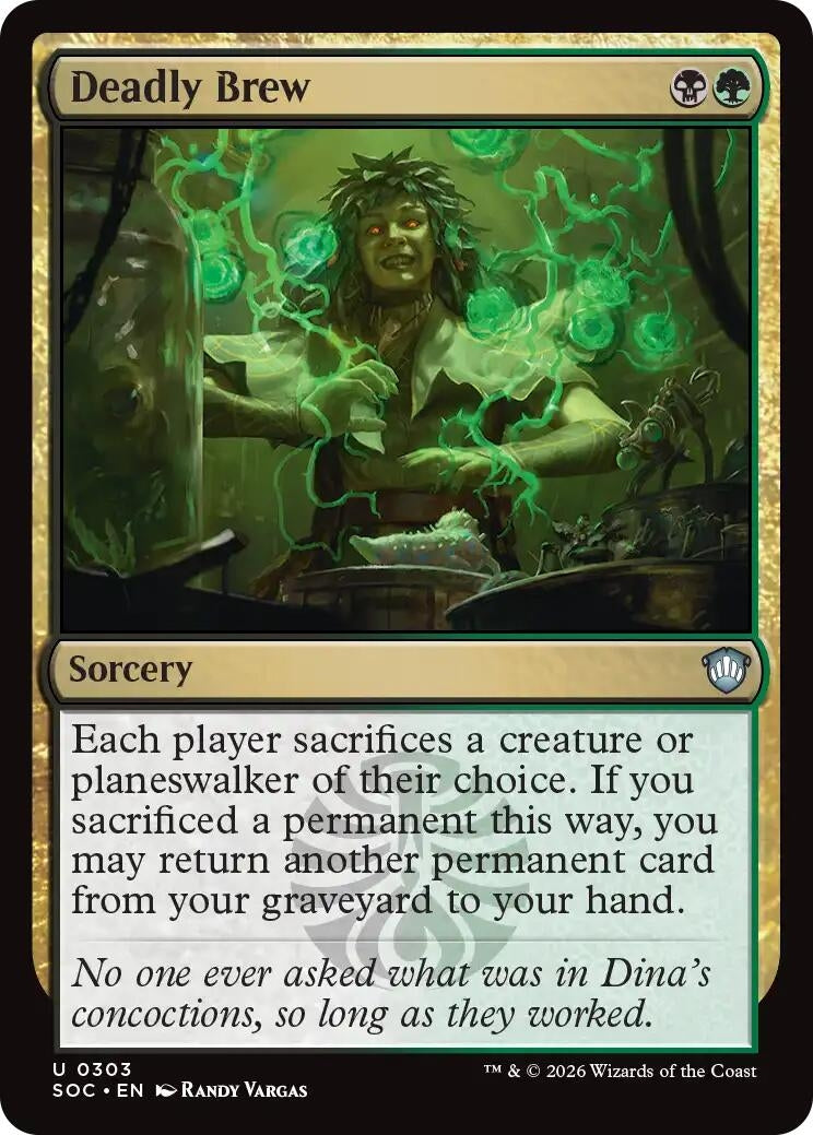 Image for Deadly Brew (303) (SOC) - Magic: The Gathering