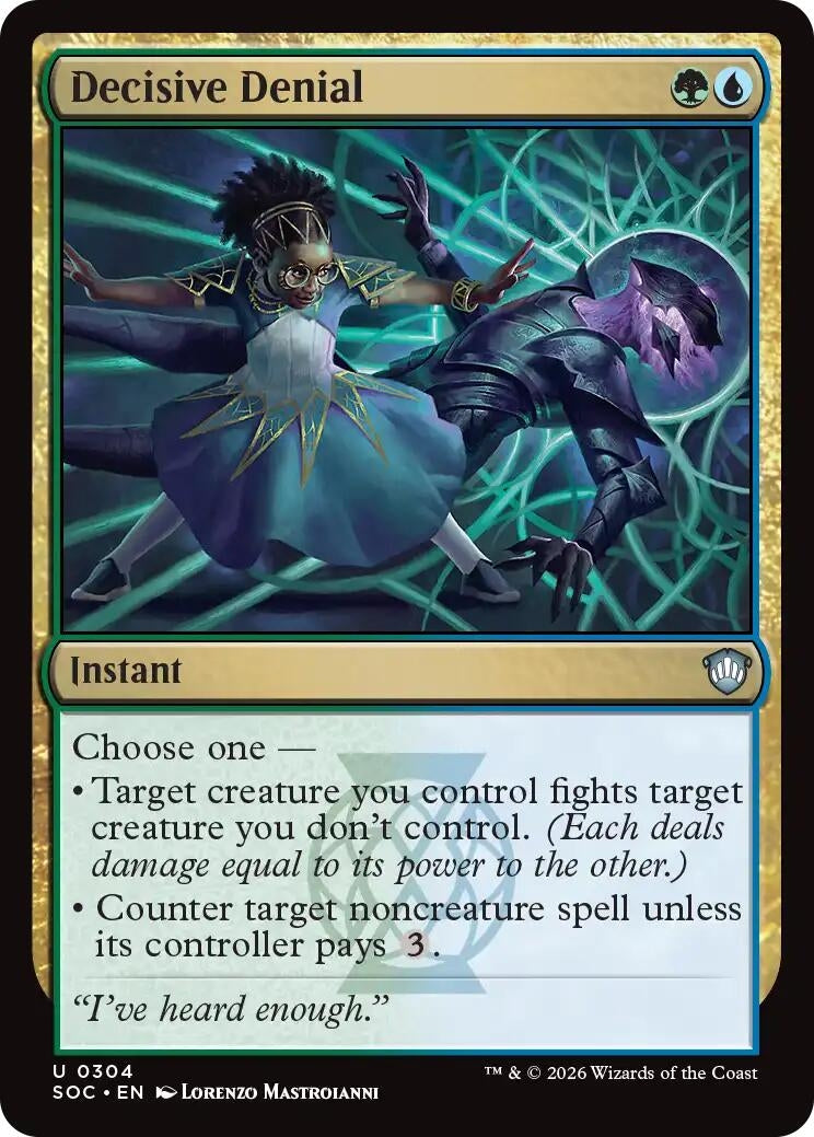 Image for Decisive Denial (304) (SOC) - Magic: The Gathering