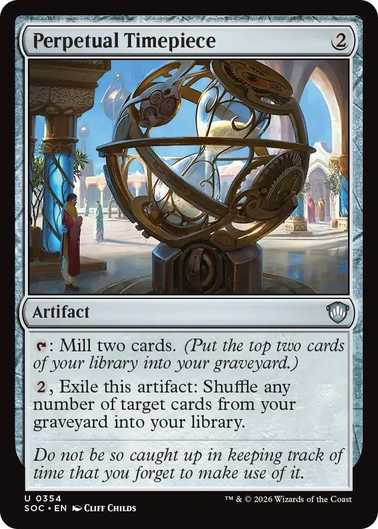 Image for Perpetual Timepiece (354) (SOC) - Magic: The Gathering