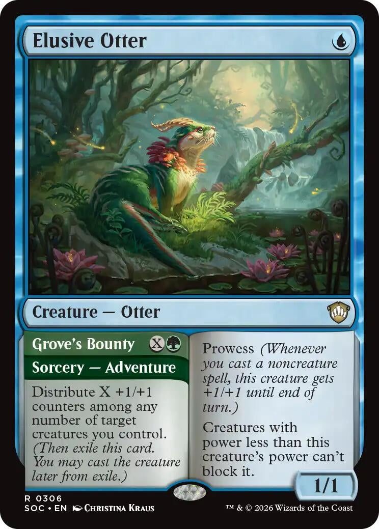 Image for Elusive Otter (306) (SOC) - Magic: The Gathering
