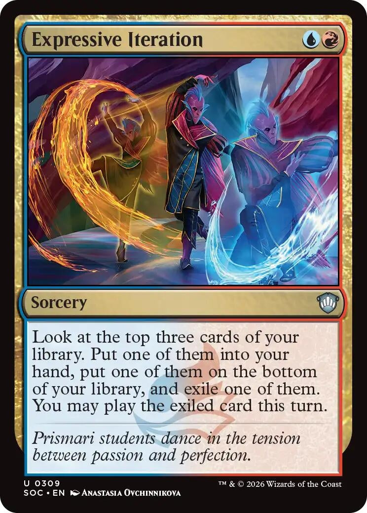 Image for Expressive Iteration (309) (SOC) - Magic: The Gathering
