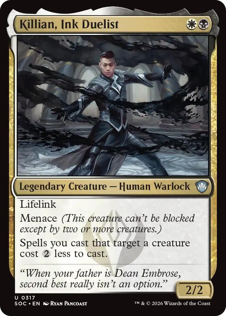 Image for Killian, Ink Duelist (317) (SOC) - Magic: The Gathering
