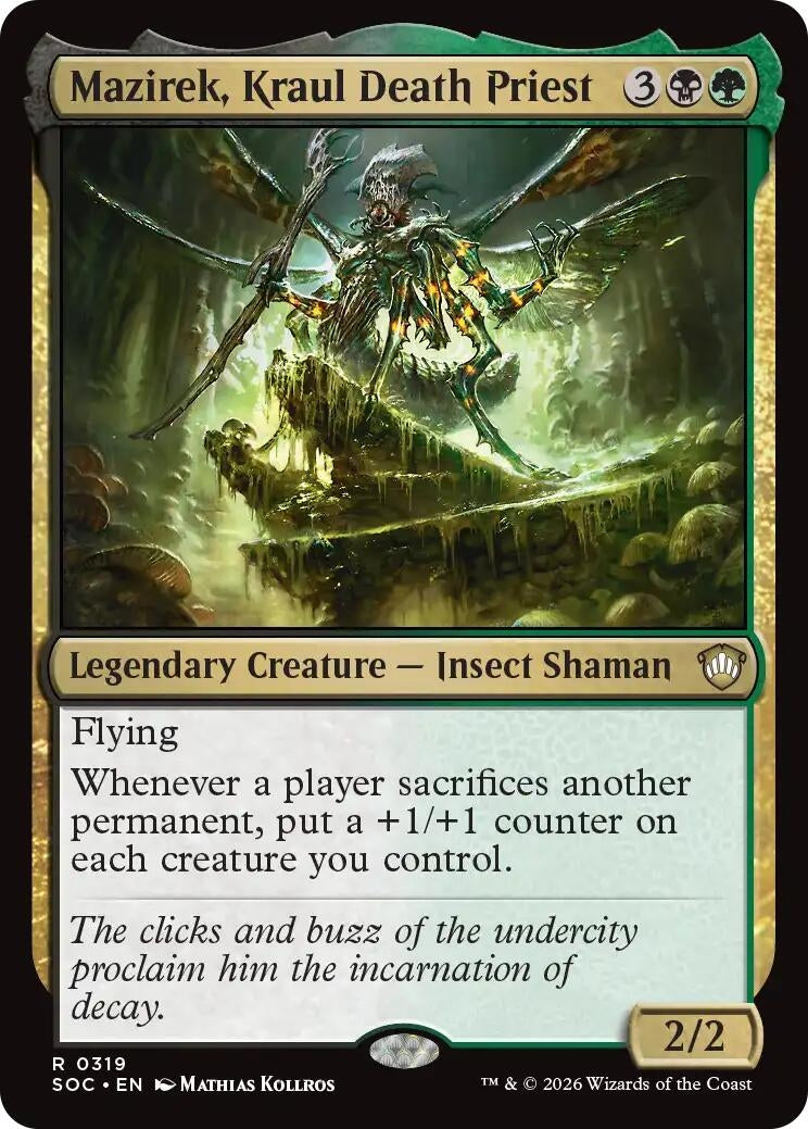 Image for Mazirek, Kraul Death Priest (319) (SOC) - Magic: The Gathering