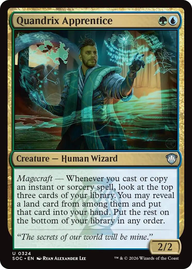 Image for Quandrix Apprentice (324) (SOC) - Magic: The Gathering