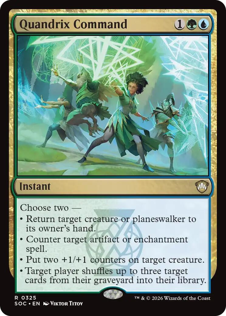 Image for Quandrix Command (325) (SOC) - Magic: The Gathering