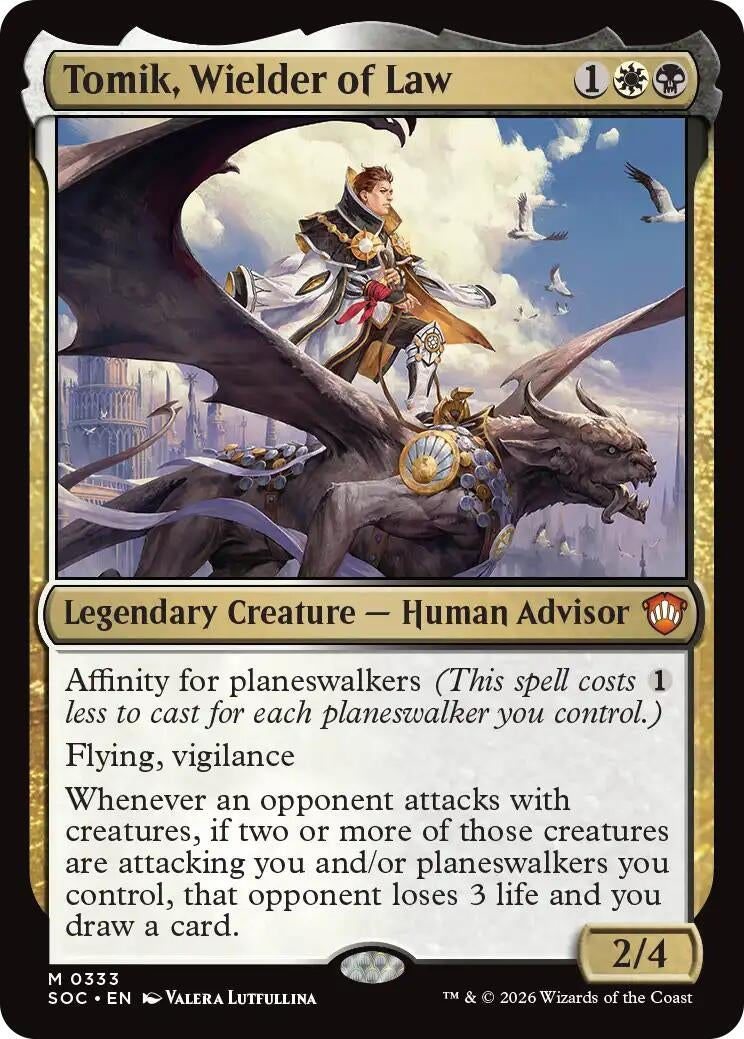 Image for Tomik, Wielder of Law (333) (SOC) - Magic: The Gathering