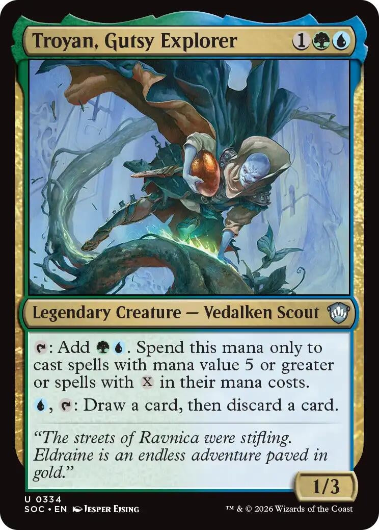 Image for Troyan, Gutsy Explorer (334) (SOC) - Magic: The Gathering