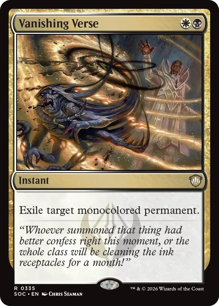 Image for Vanishing Verse (335) (SOC) - Magic: The Gathering