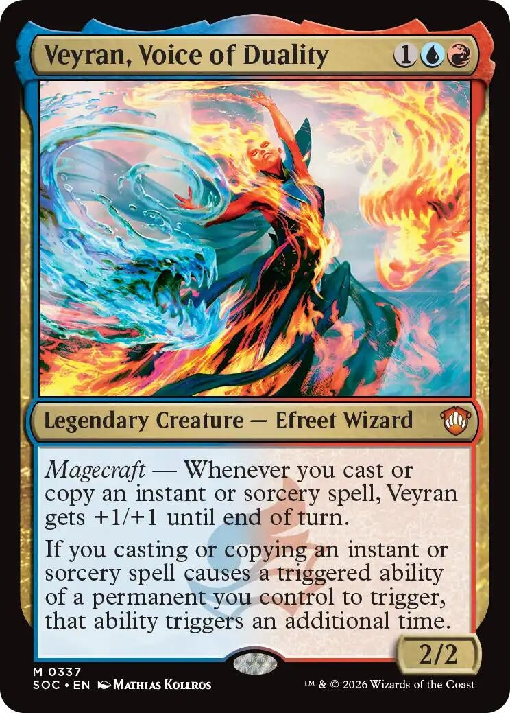 Image for Veyran, Voice of Duality (337) (SOC) - Magic: The Gathering