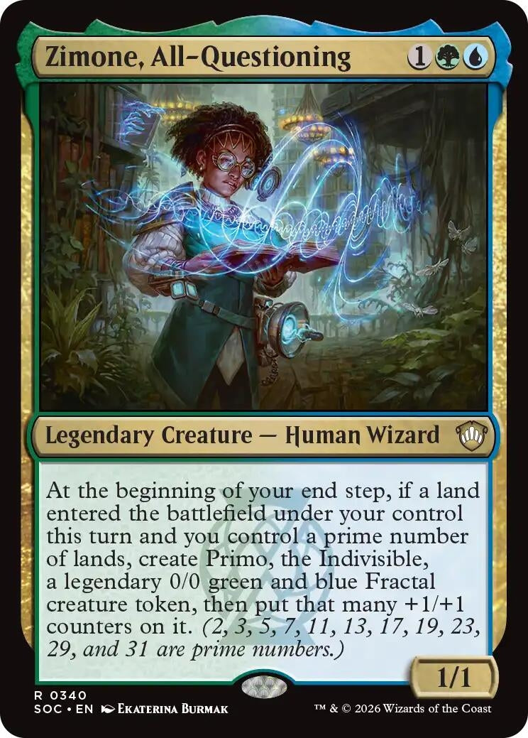 Image for Zimone, All-Questioning (340) (SOC) - Magic: The Gathering