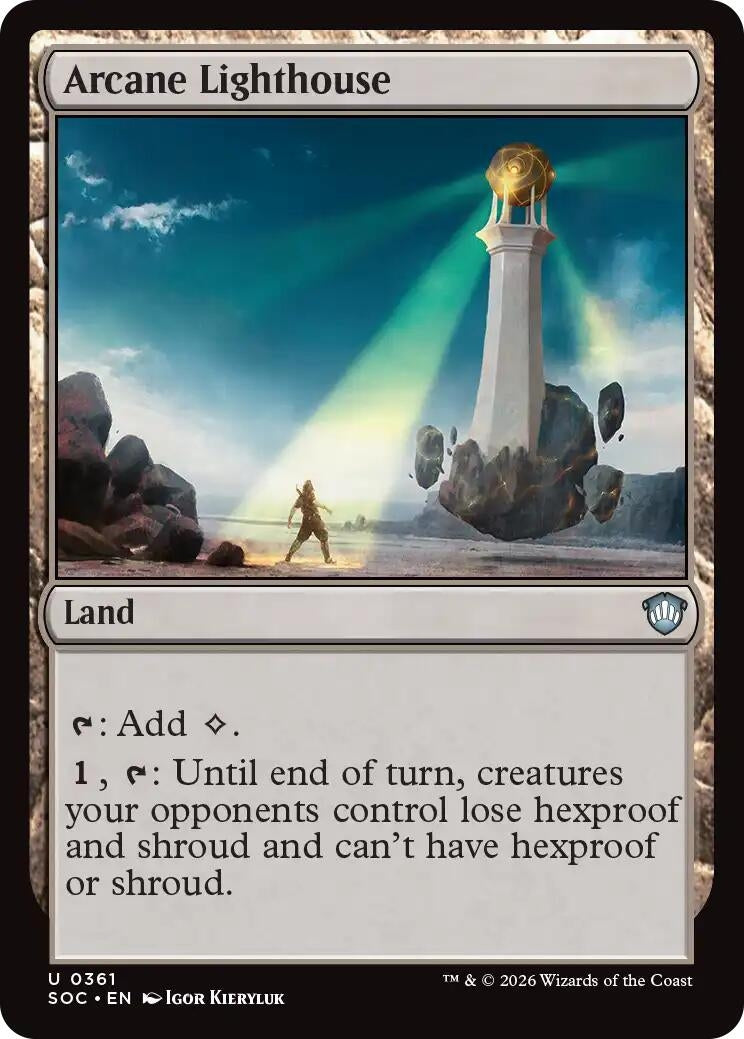 Image for Arcane Lighthouse (361) (SOC) - Magic: The Gathering