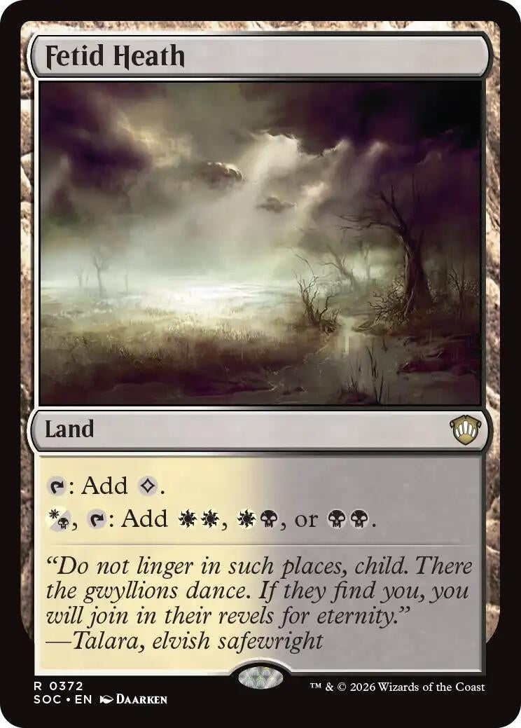 Image for Fetid Heath (372) (SOC) - Magic: The Gathering