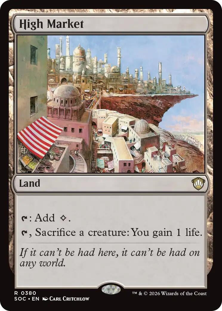 Image for High Market (380) (SOC) - Magic: The Gathering