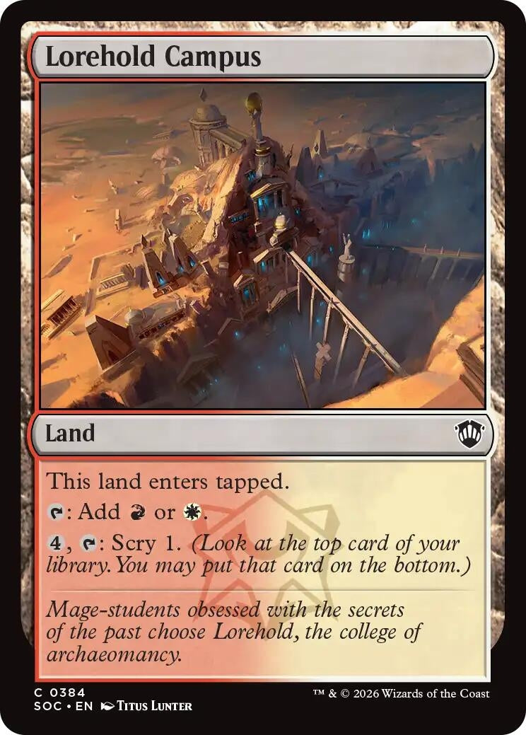 Image for Lorehold Campus (384) (SOC) - Magic: The Gathering