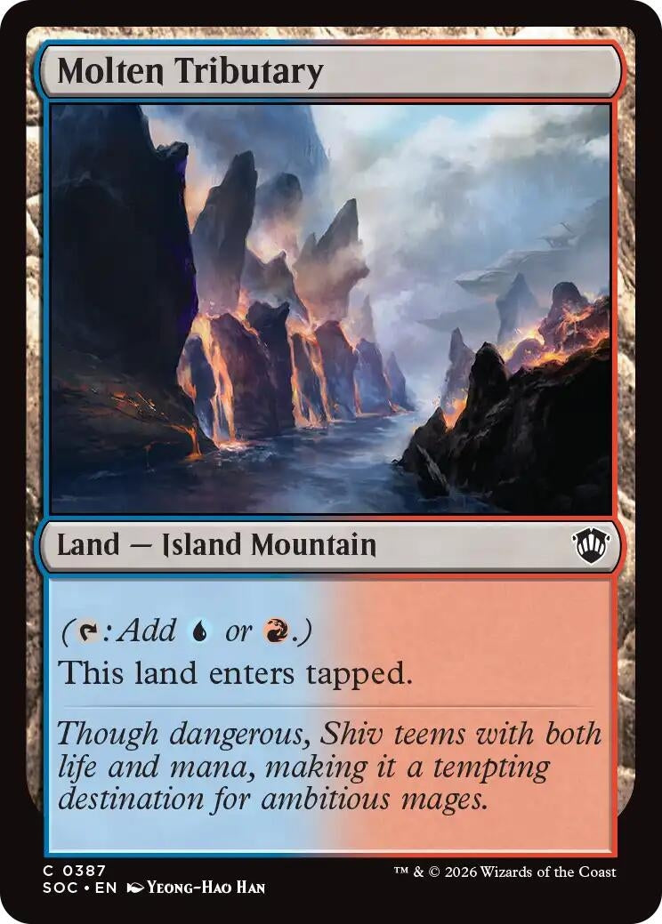 Image for Molten Tributary (387) (SOC) - Magic: The Gathering