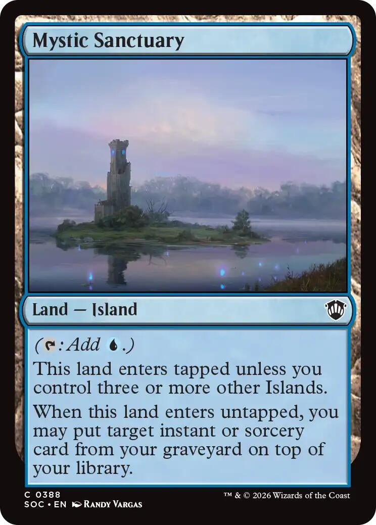 Image for Mystic Sanctuary (388) (SOC) - Magic: The Gathering