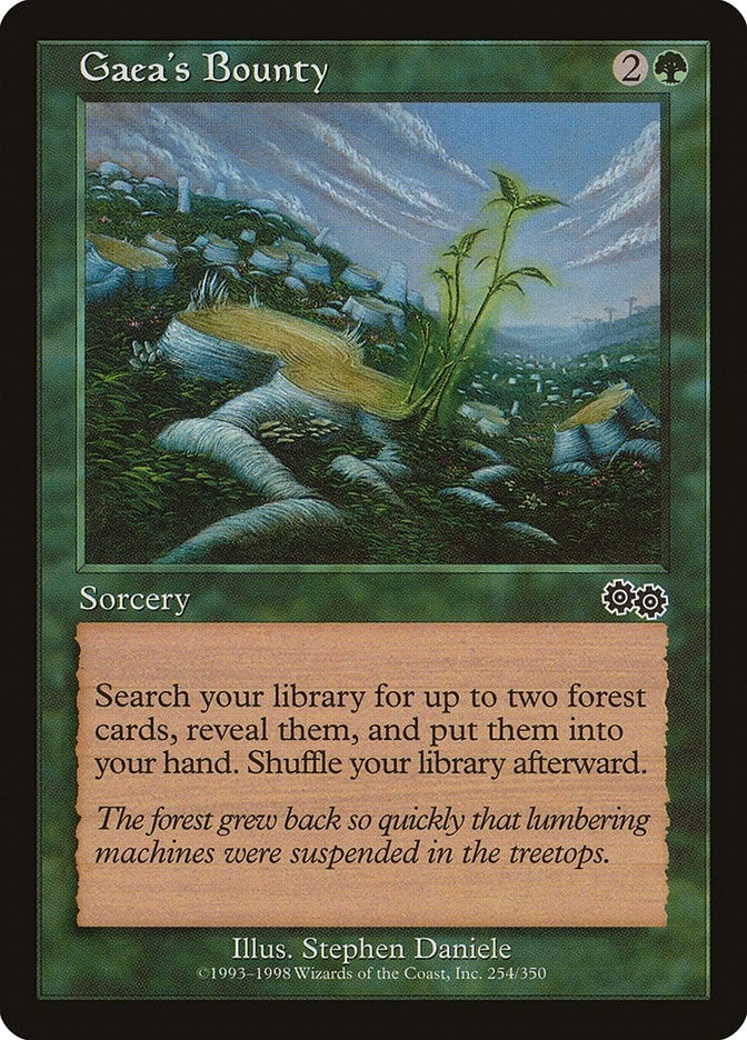 Image for Gaea's Bounty (254) (USG) - Magic: The Gathering