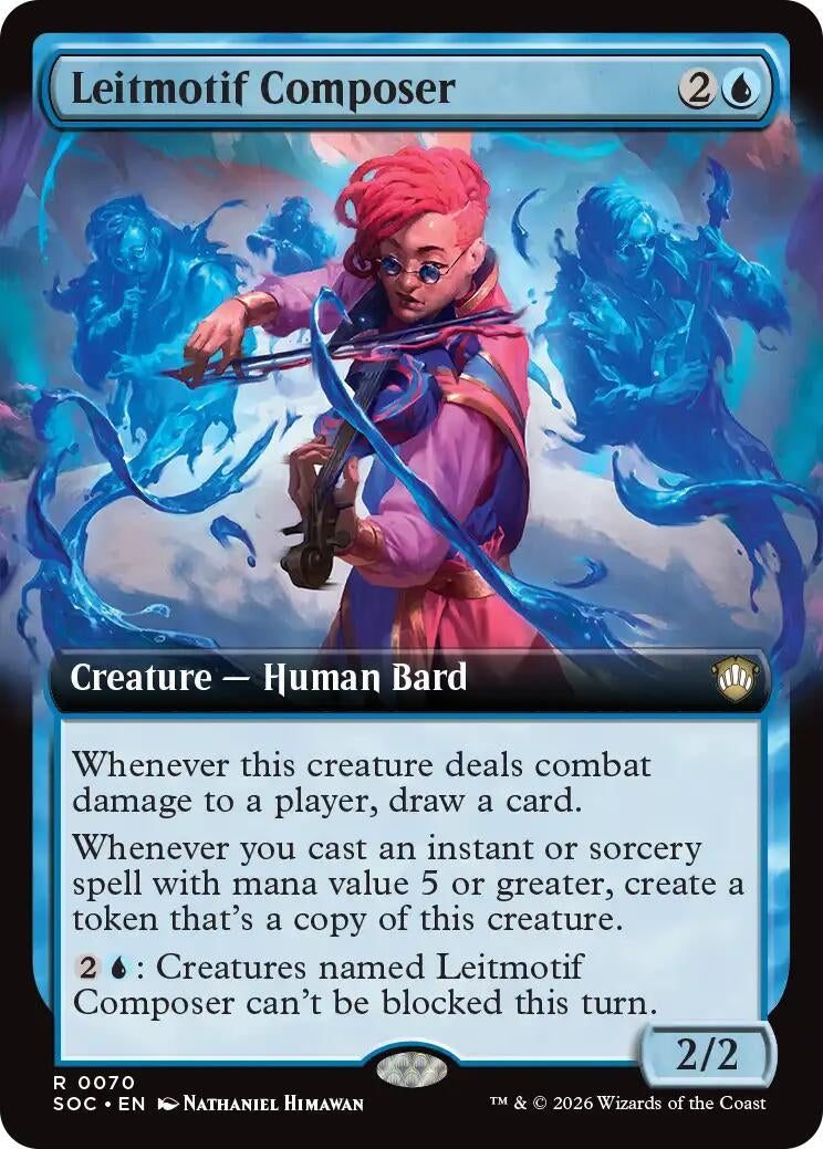 Image for Leitmotif Composer (Extended Art) (70) (SOC) - Magic: The Gathering