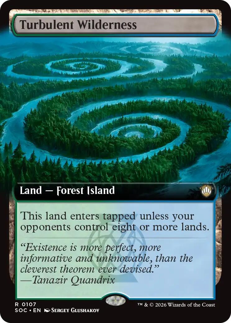 Image for Turbulent Wilderness (Extended Art) (107) (SOC) - Magic: The Gathering