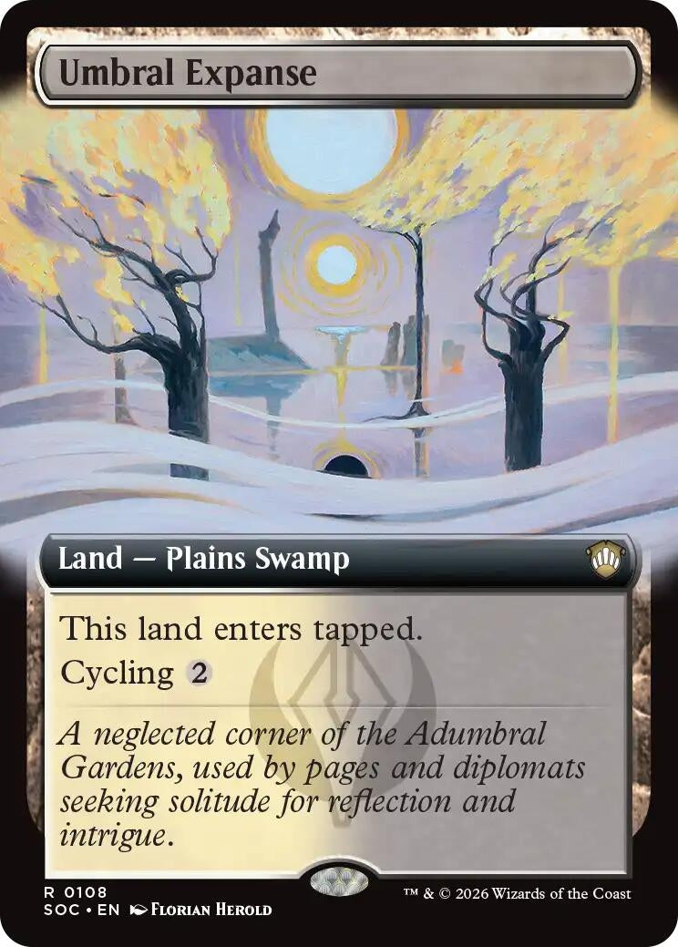 Image for Umbral Expanse (Extended Art) (108) (SOC) - Magic: The Gathering