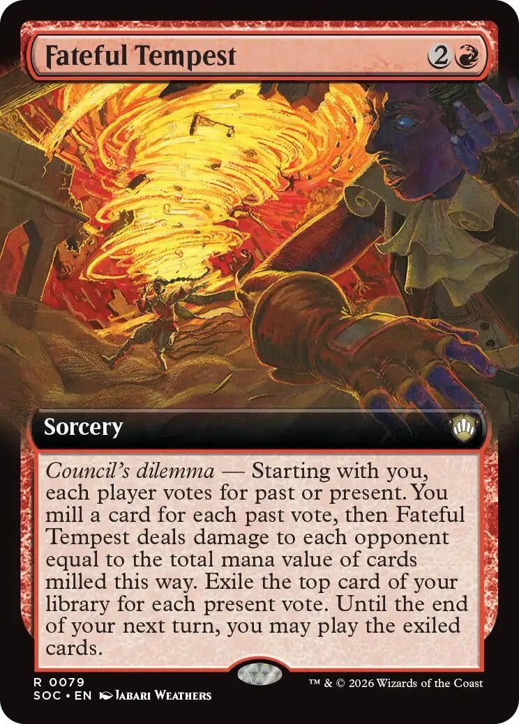 Image for Fateful Tempest (Extended Art) (79) (SOC) - Magic: The Gathering