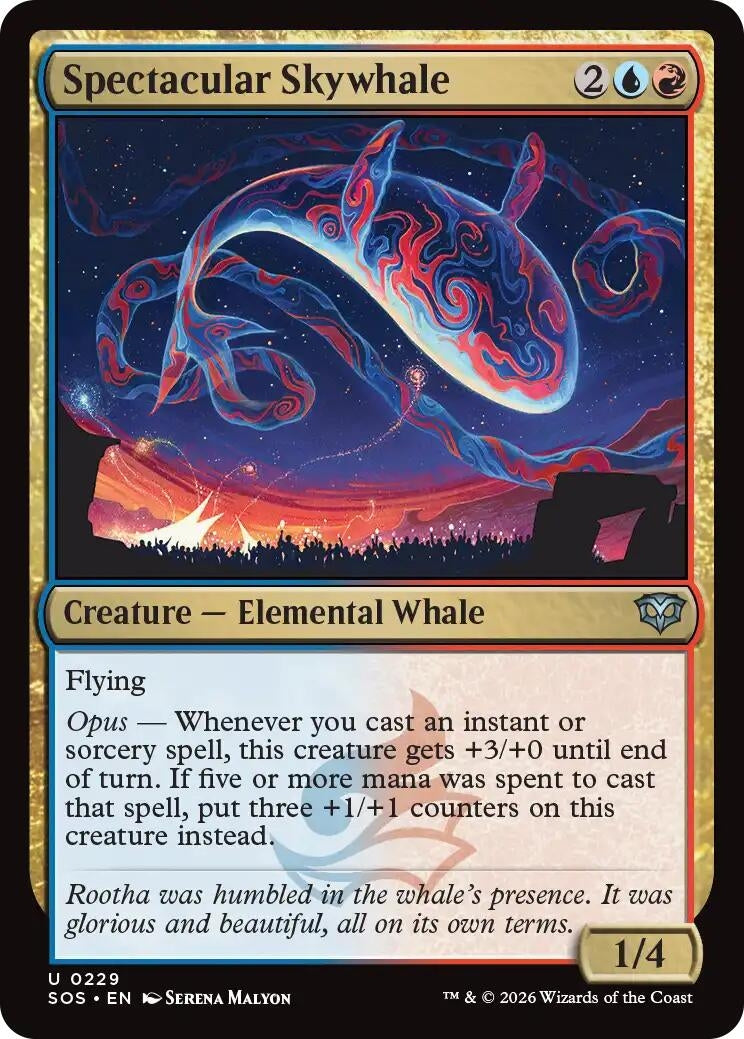 Image for Spectacular Skywhale (229) (SOS) - Magic: The Gathering