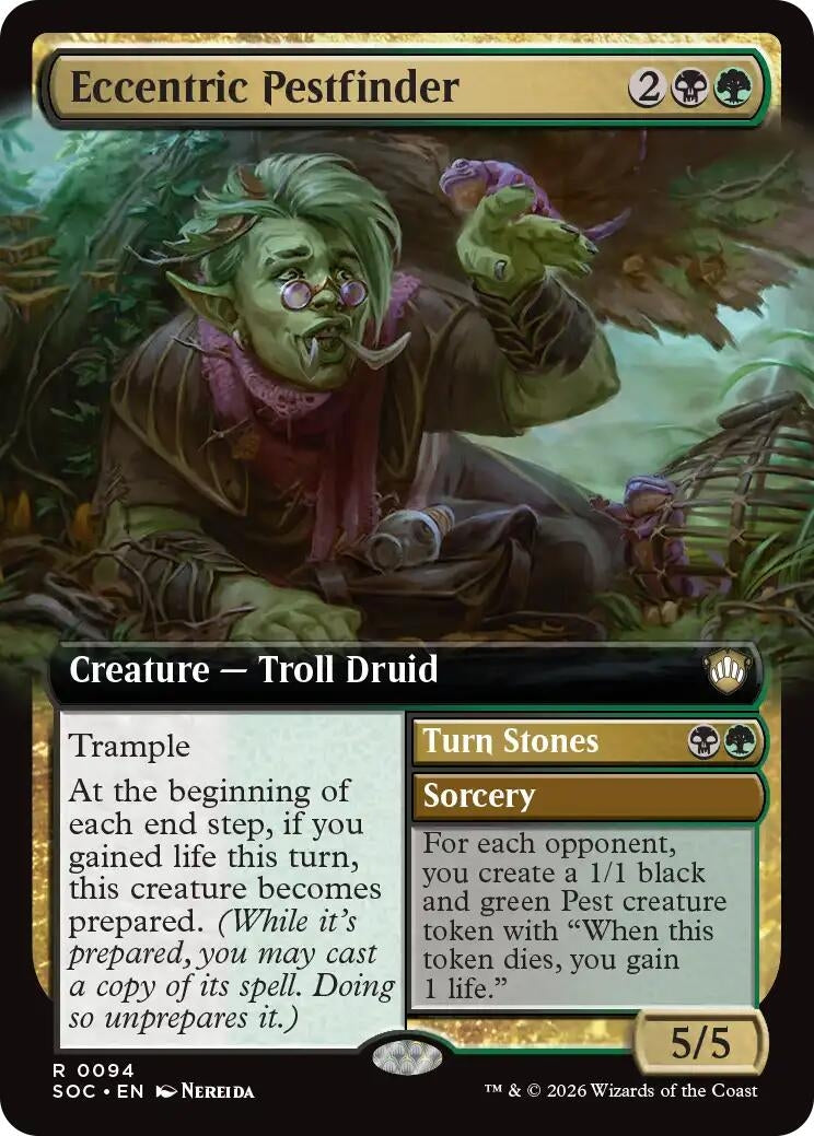 Image for Eccentric Pestfinder (Extended Art) (94) (SOC) - Magic: The Gathering