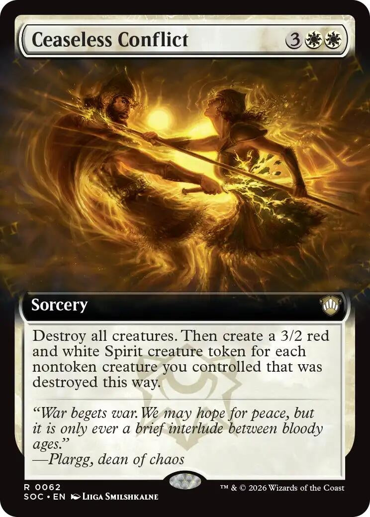 Image for Ceaseless Conflict (Extended Art) (62) (SOC) - Magic: The Gathering