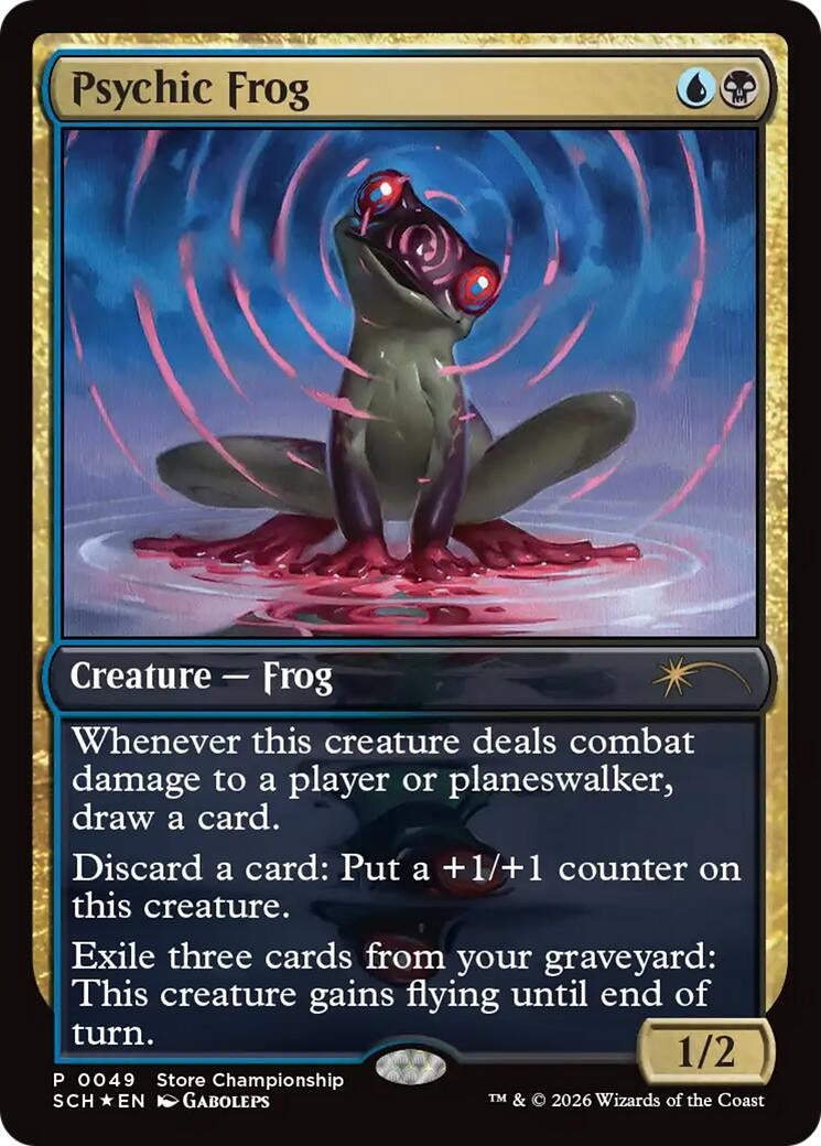 Image for Psychic Frog (49) (GAME) - Magic: The Gathering