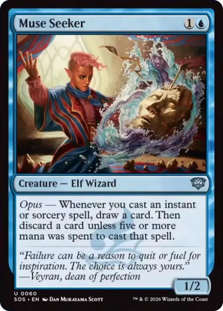 Image for Muse Seeker (60) (SOS) - Magic: The Gathering