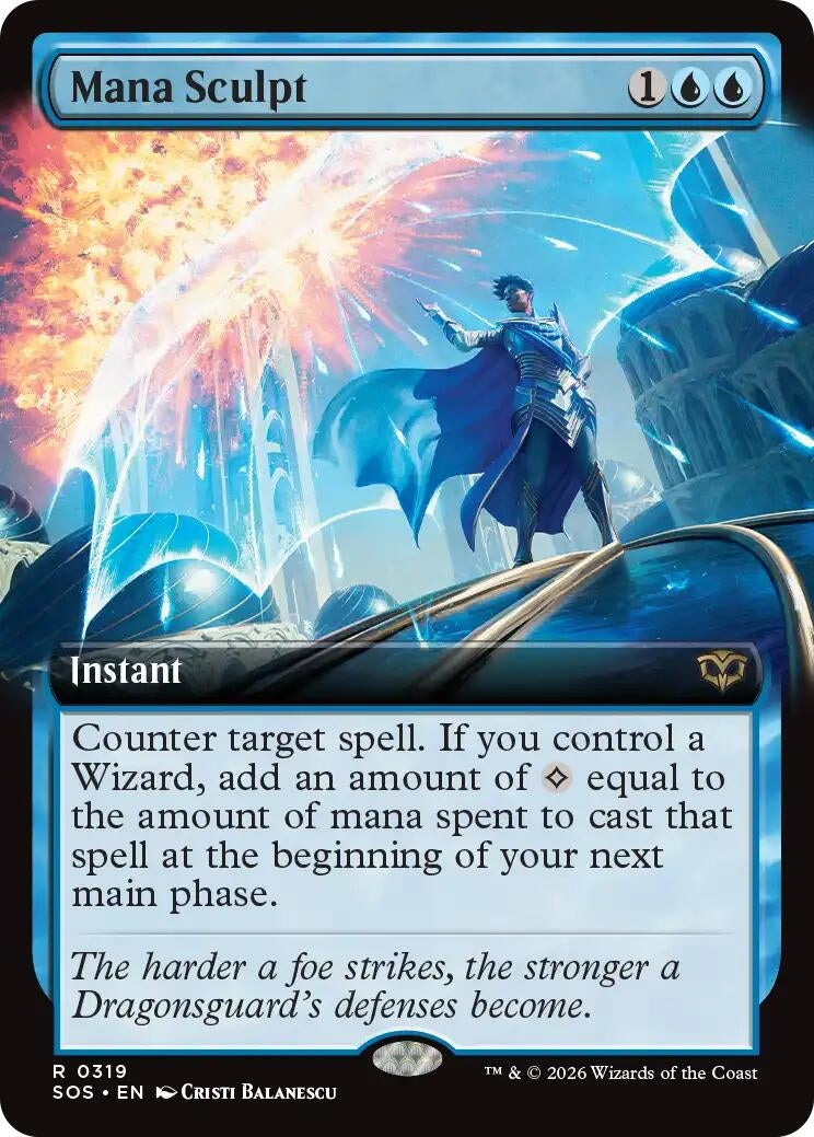 Image for Mana Sculpt (Extended Art) (319) (SOS) - Magic: The Gathering