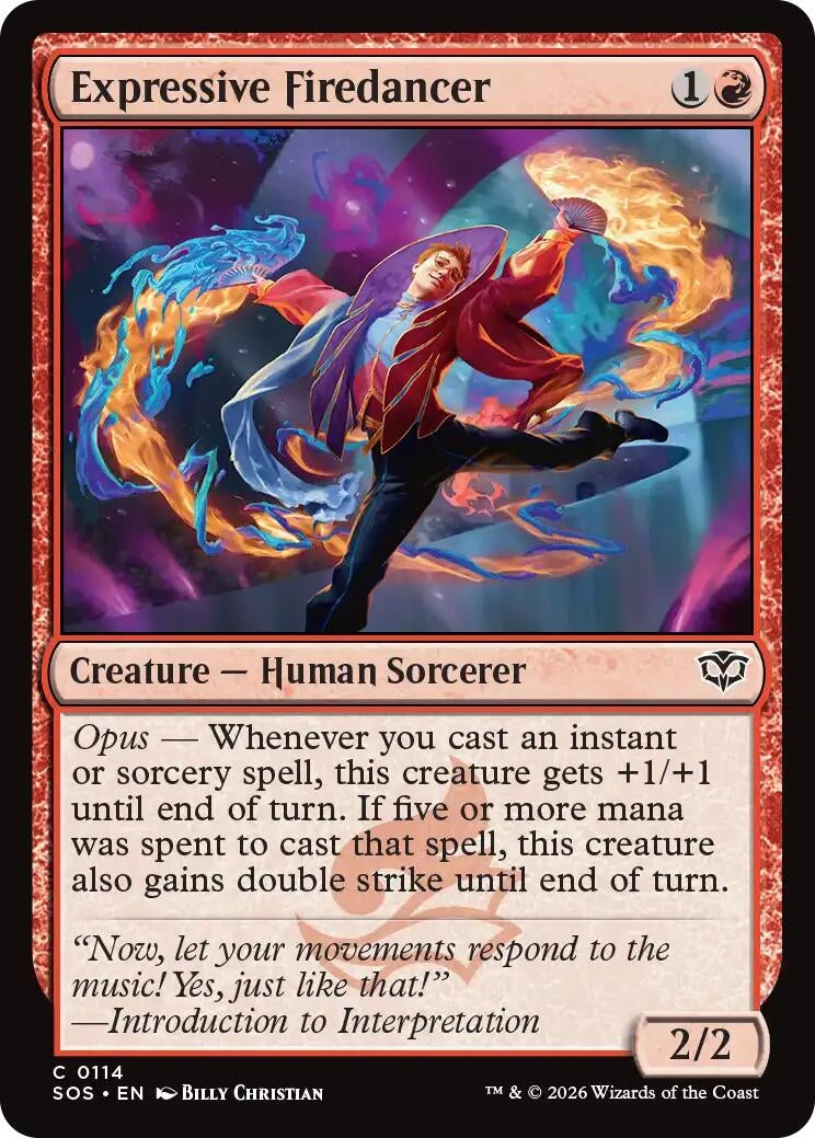 Image for Expressive Firedancer (114) (SOS) - Magic: The Gathering