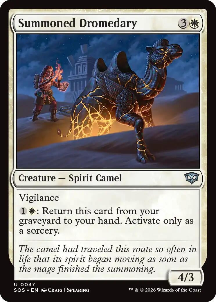 Image for Summoned Dromedary (37) (SOS) - Magic: The Gathering
