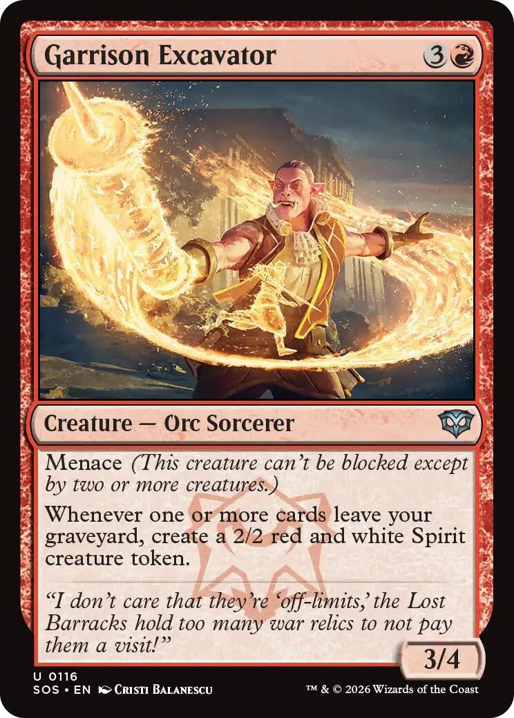 Image for Garrison Excavator (116) (SOS) - Magic: The Gathering