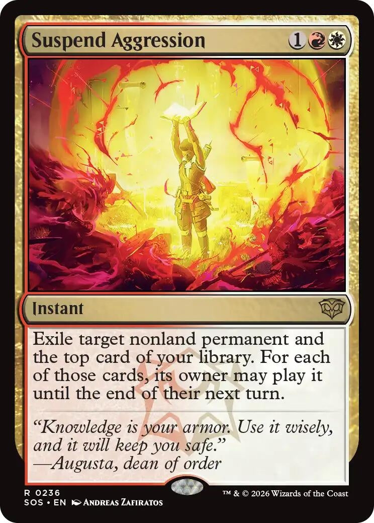 Image for Suspend Aggression (236) (SOS) - Magic: The Gathering