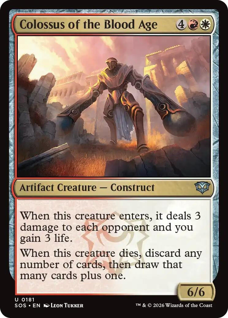 Image for Colossus of the Blood Age (181) (SOS) - Magic: The Gathering