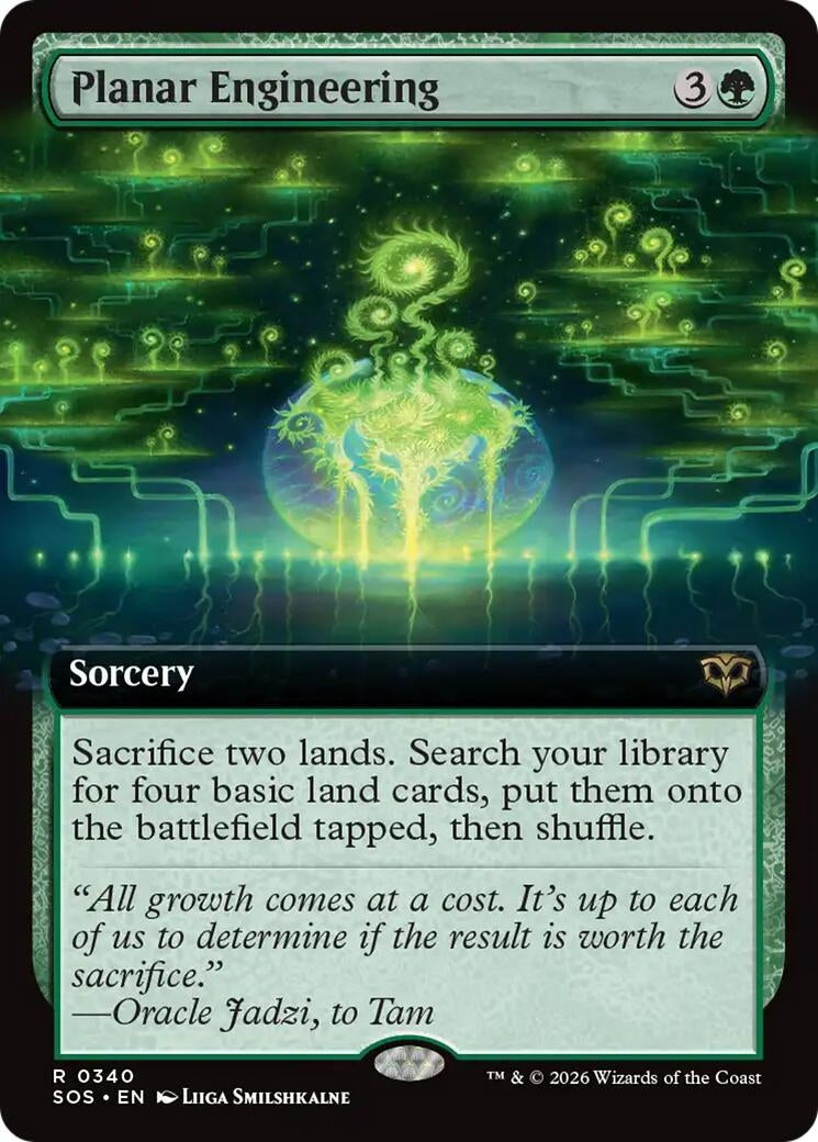 Image for Planar Engineering (Extended Art) (340) (SOS) - Magic: The Gathering
