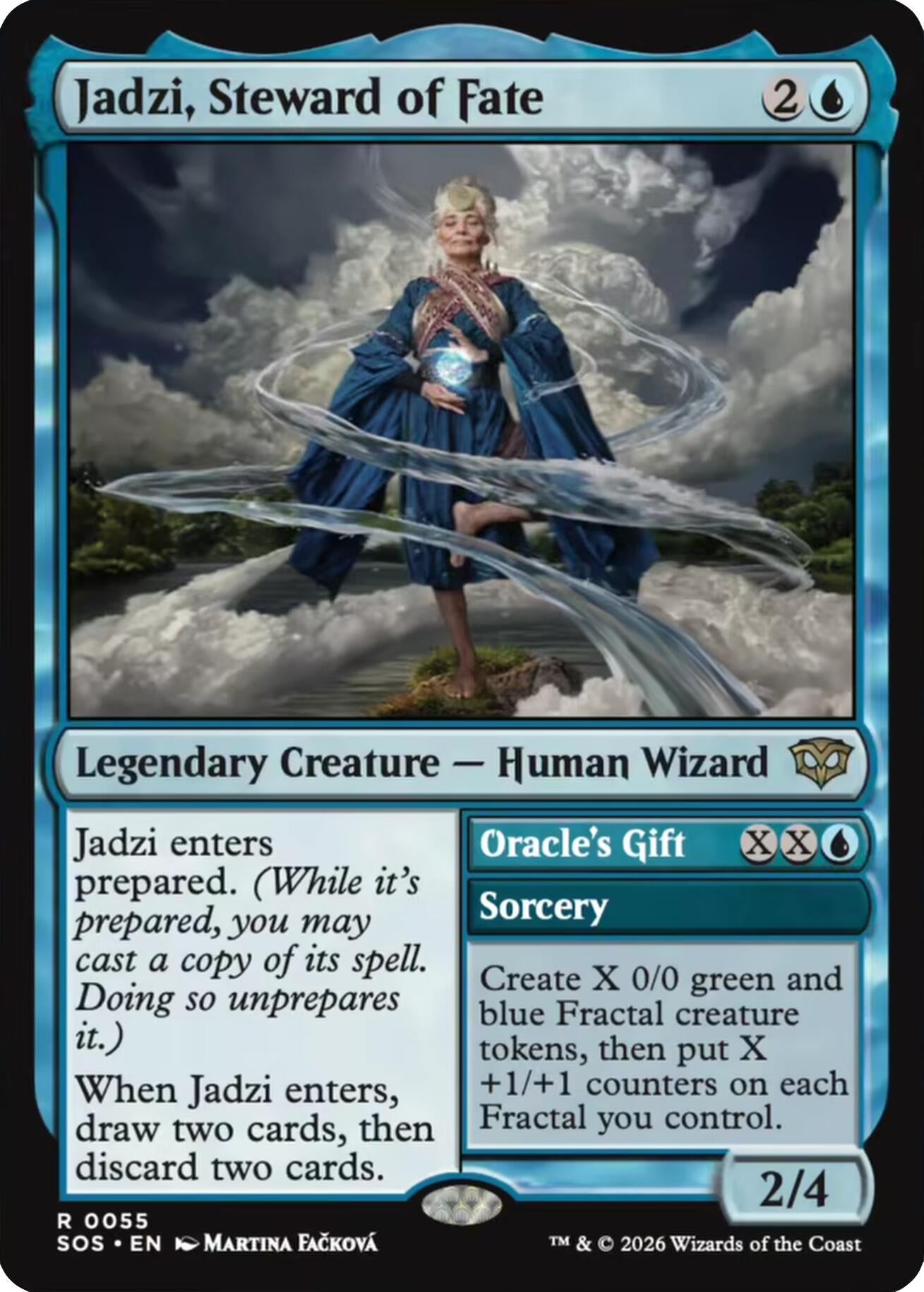 Image for Jadzi, Steward of Fate (55) (SOS) - Magic: The Gathering
