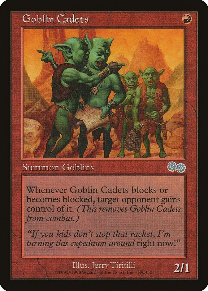 Image for Goblin Cadets (189) (USG) - Magic: The Gathering