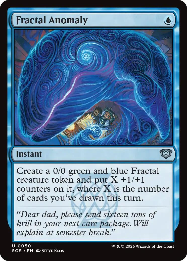 Image for Fractal Anomaly (50) (SOS) - Magic: The Gathering