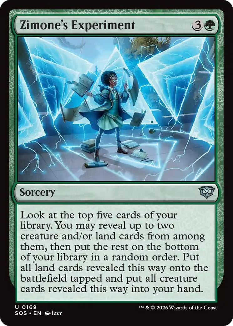 Image for Zimone's Experiment (169) (SOS) - Magic: The Gathering
