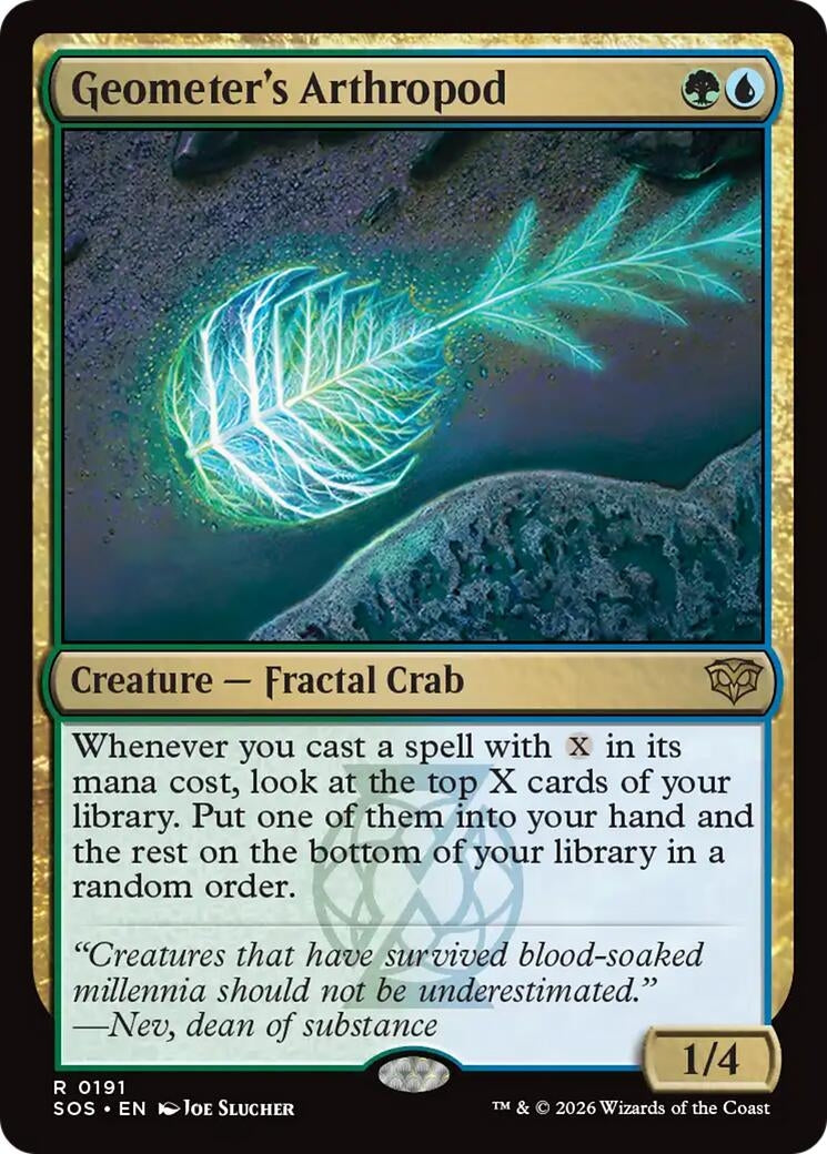 Image for Geometer's Arthropod (191) (SOS) - Magic: The Gathering