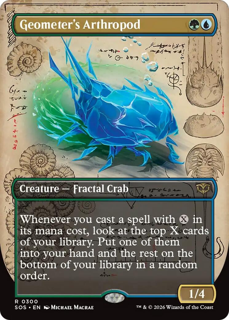 Image for Geometer's Arthropod (Borderless) (300) (SOS) - Magic: The Gathering
