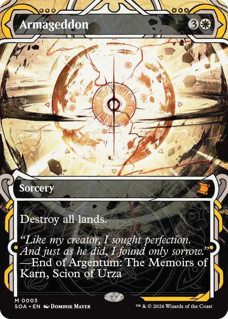 Image for Armageddon (3) (SOA) - Magic: The Gathering