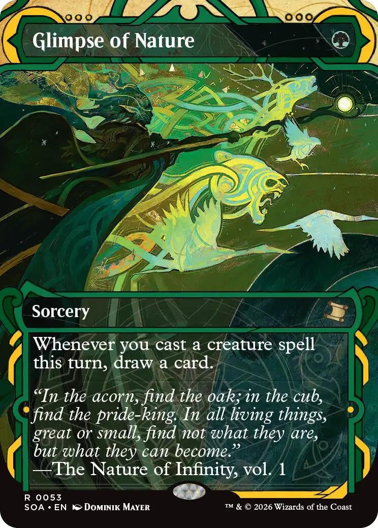 Image for Glimpse of Nature (53) (SOA) - Magic: The Gathering