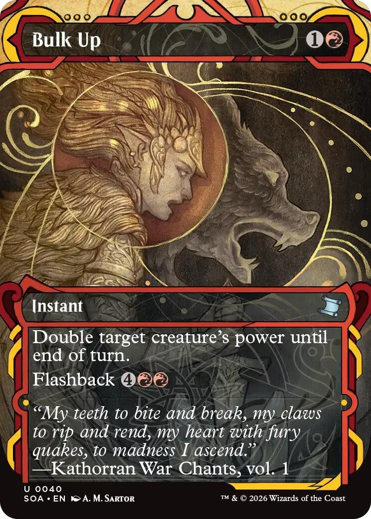 Image for Bulk Up (40) (SOA) - Magic: The Gathering