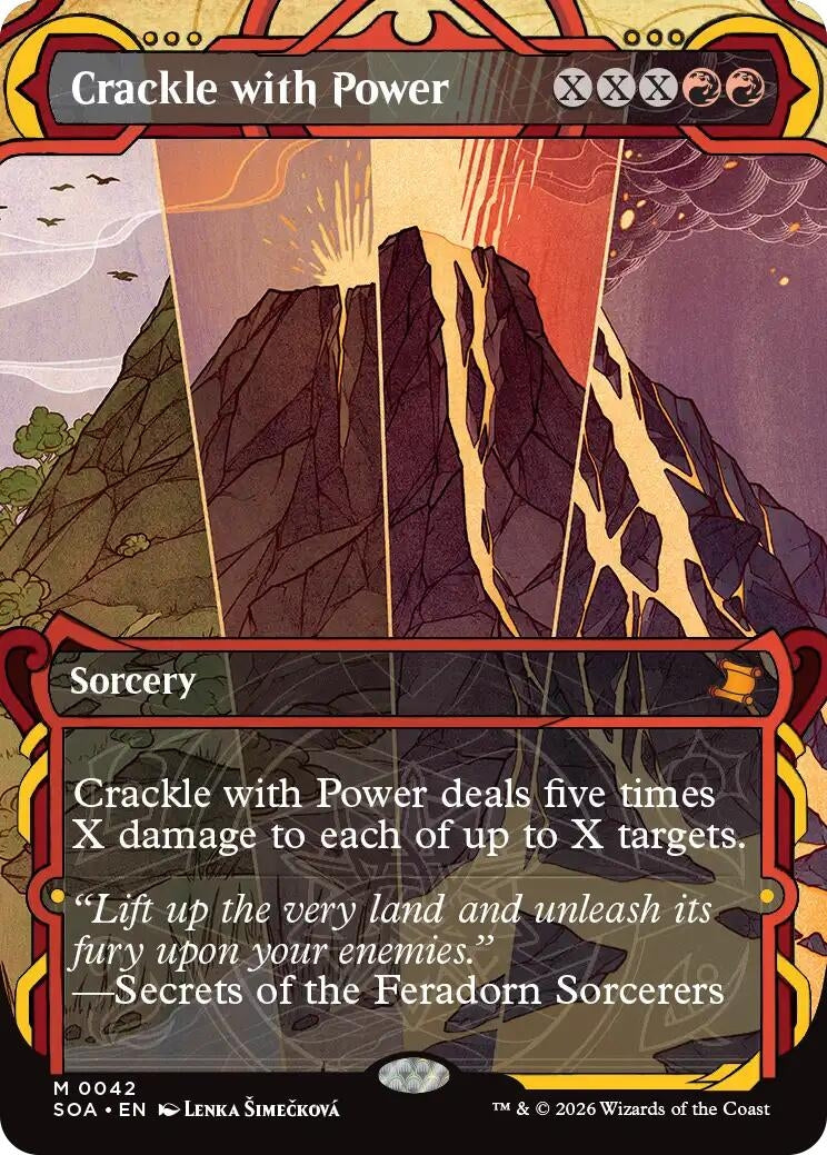 Image for Crackle with Power (42) (SOA) - Magic: The Gathering