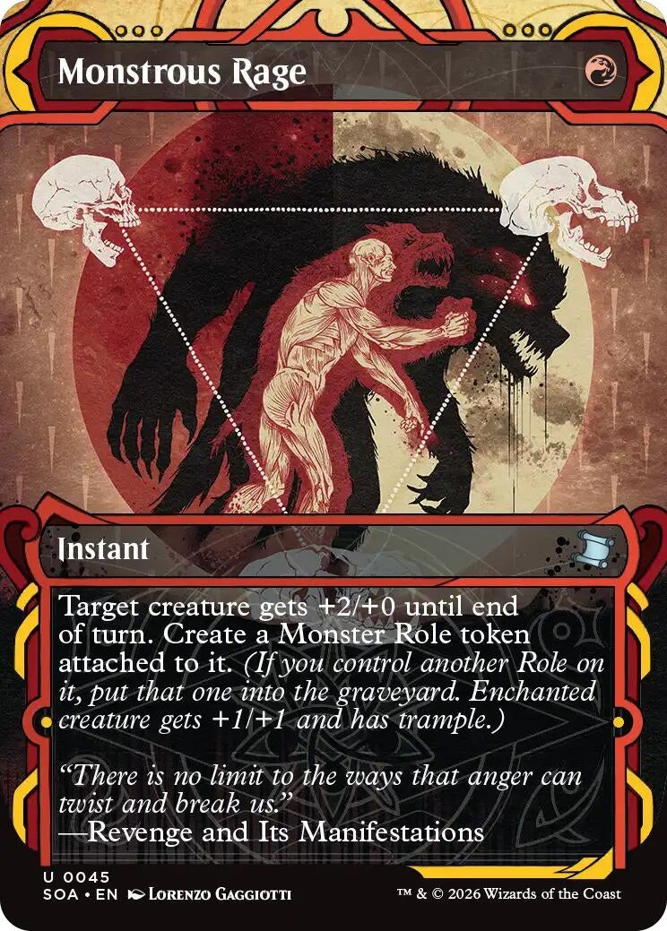 Image for Monstrous Rage (45) (SOA) - Magic: The Gathering